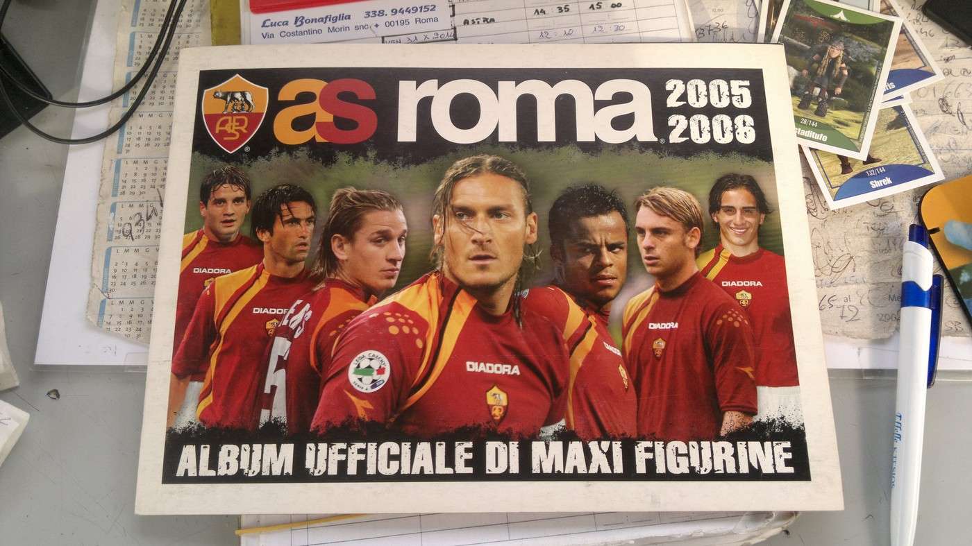 Album calcio Roma 2005-06 Publishing completo